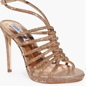 Steve Madden‎ Givinn Rhinestone Strappy Dress Sandals – Size 7.5
